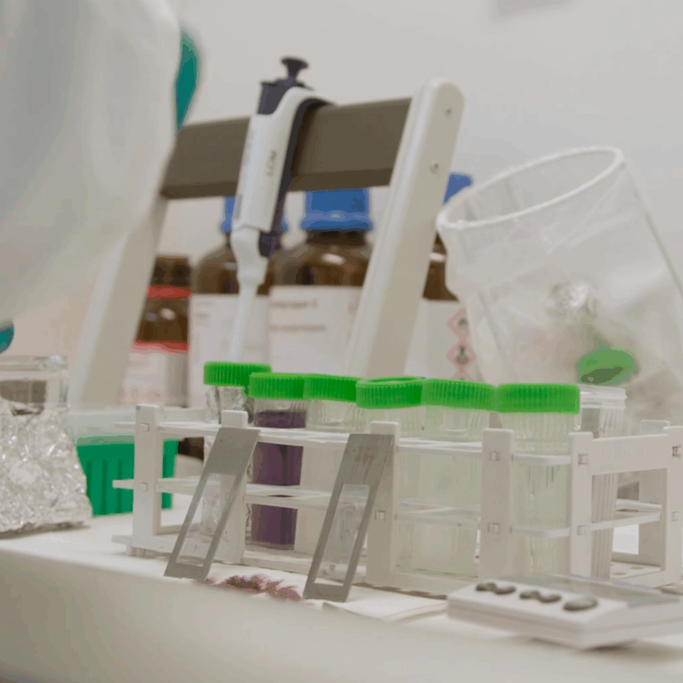 Laboratory at Gubra in Denmark